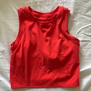 Red Sleeveless Women's Top